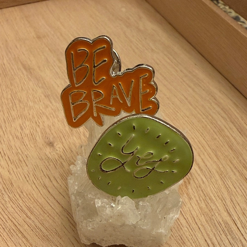 Be Brave and Yes Enamel Pin Set - BUNDLE AND SAVE